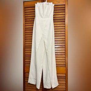 White House Black Market White Jumpsuit Size 2